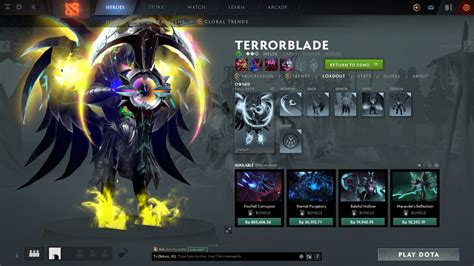 Mod Arcana Terrorblade Mix Immortal .
